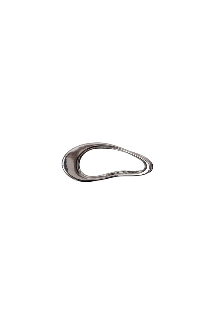Black Colour - Bcflow Matt Hair Claw 6029 - Matt Silver Coloured