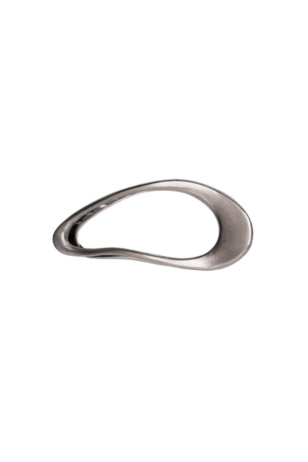 Black Colour - Bcflow Matt Hair Claw 6029 - Matt Silver Coloured