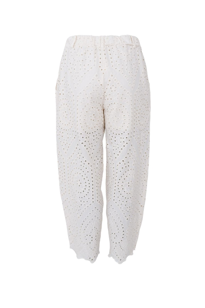 Black Colour - Bcfrey Barrel Lace Pant 41196 - Creme