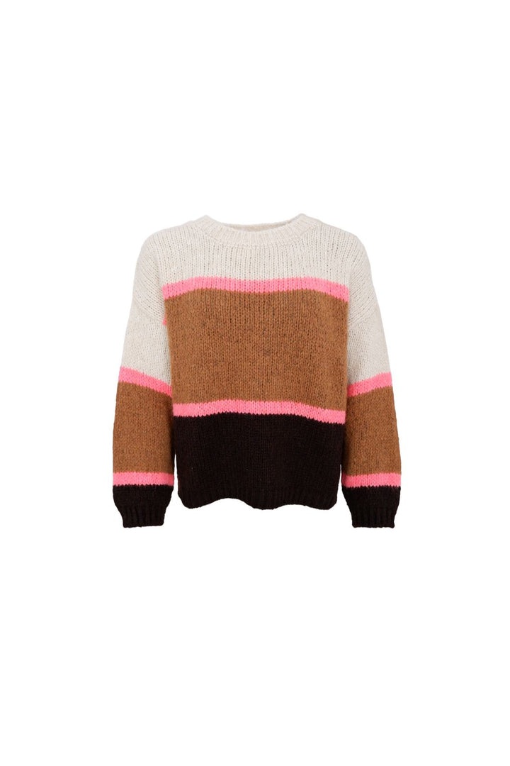 Black Colour - Bchildur Knit Jumper 1234 - Camel