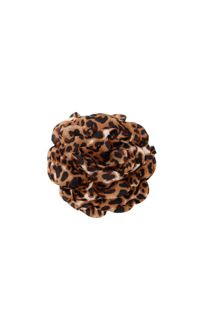 Black Colour - Bcisha Big Flower Hair Claw 6092 - Leo