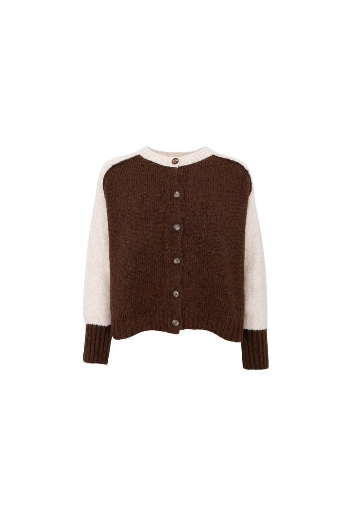 Black Colour - Bcjacks Knit Cardigan 1232 - Coffee