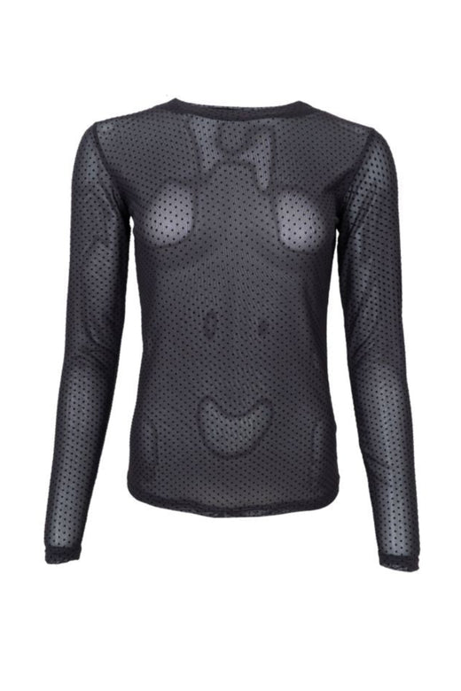 Black Colour - Bcjessie Mesh Blouse 41223 - Shirts - Black