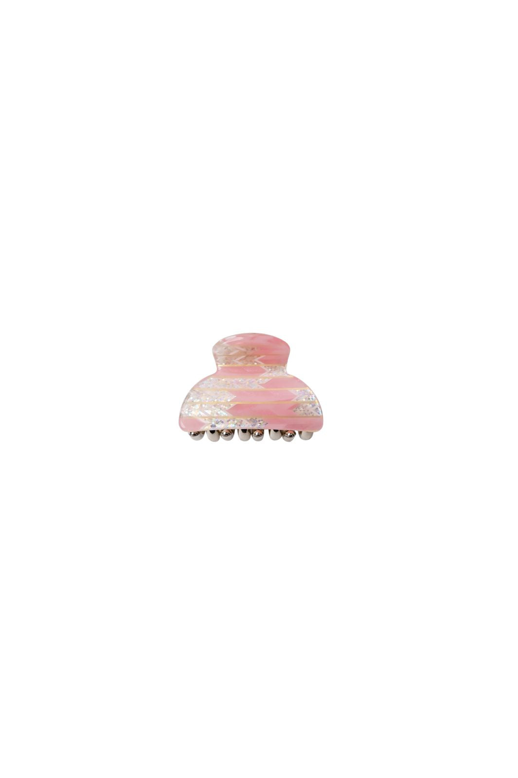 Black Colour - Bckaya Small Hair Claw 6072 - Lt. Rose