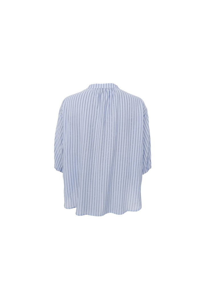 Black Colour - Bckendall Blouse 40929 - Lt. Blue