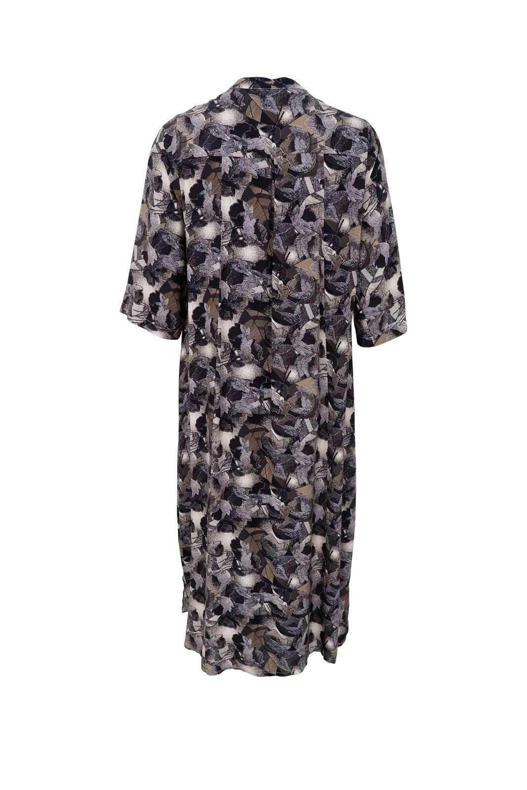 Black Colour - Bckenna Shirt Dress 40927 - Fall Black