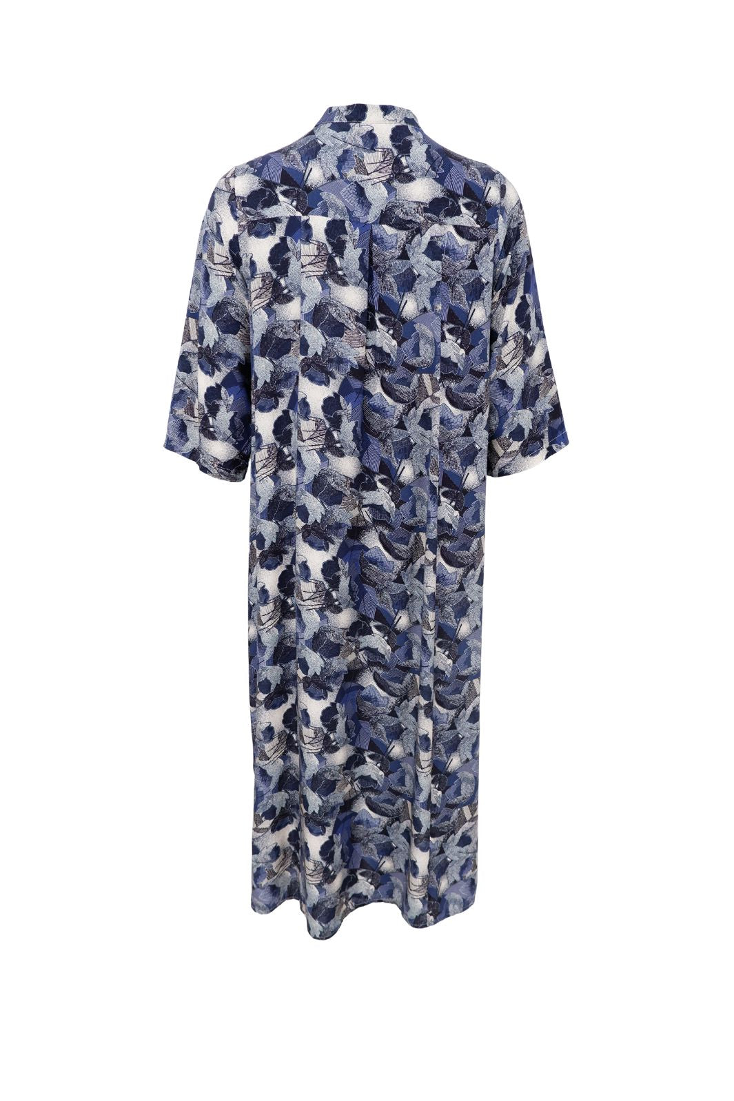 Black Colour - Kenna Shirt Dress 40927 - Fall Blue