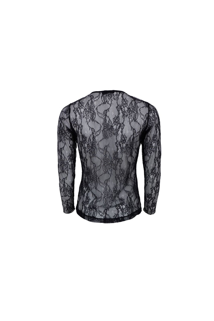 Black Colour - Bclara Lace Blouse 41029 - Shirts - Black