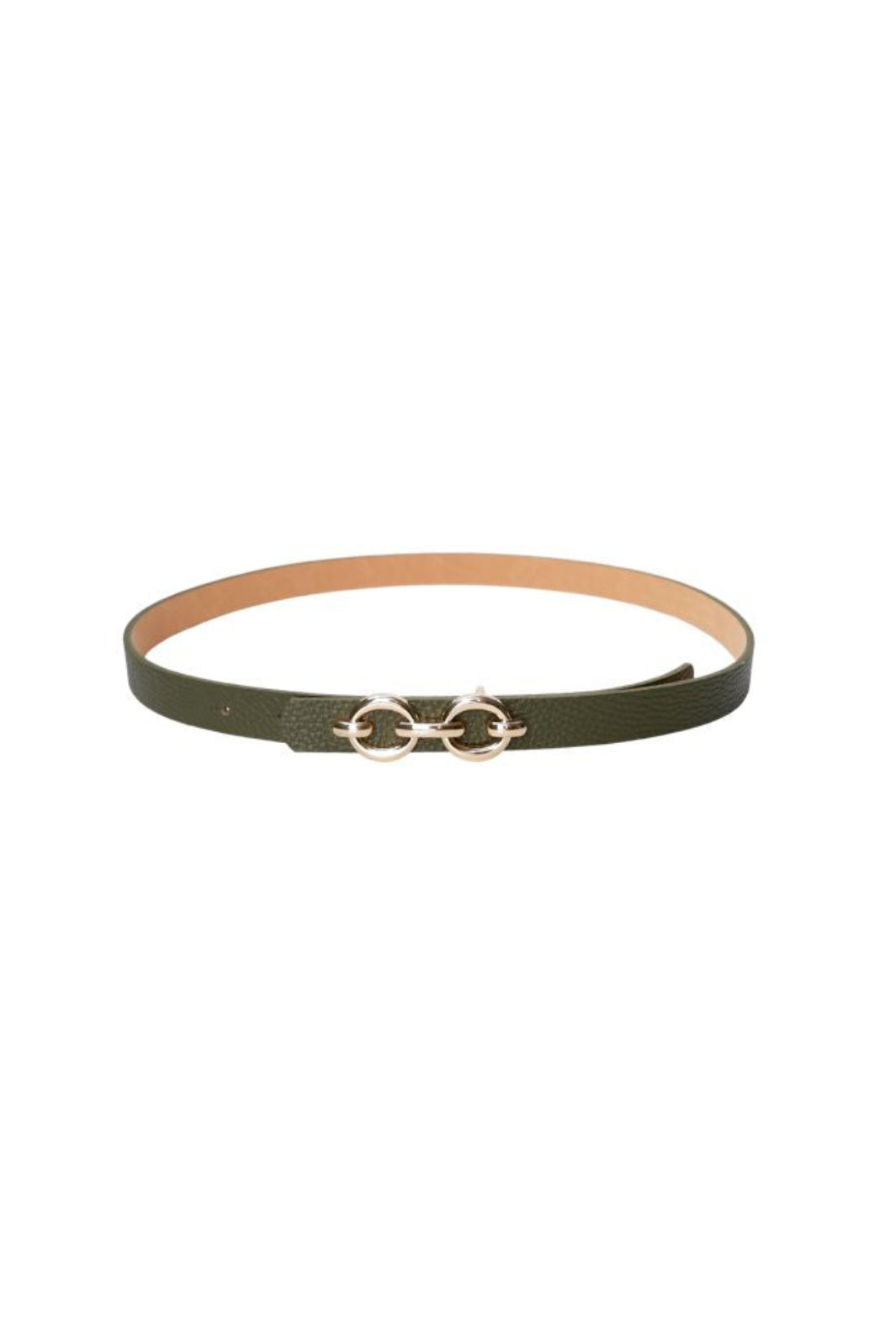 Black Colour - Bclotus Belt 10299 - Olive Dust