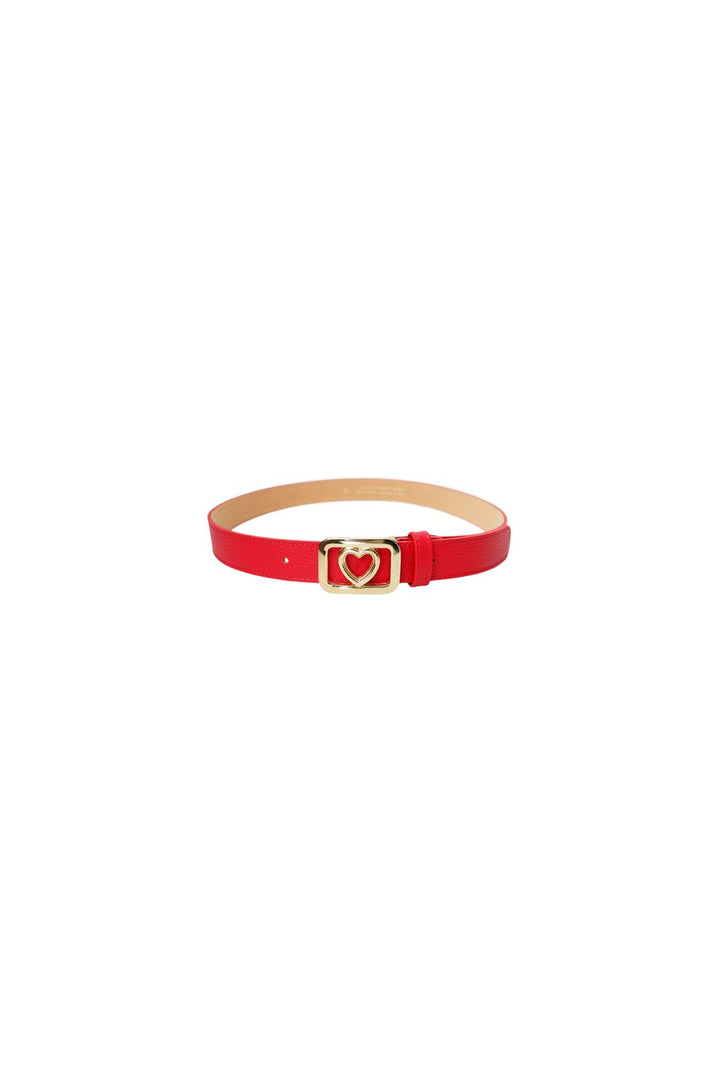 Black Colour - Bclove Belt 10326 - Red