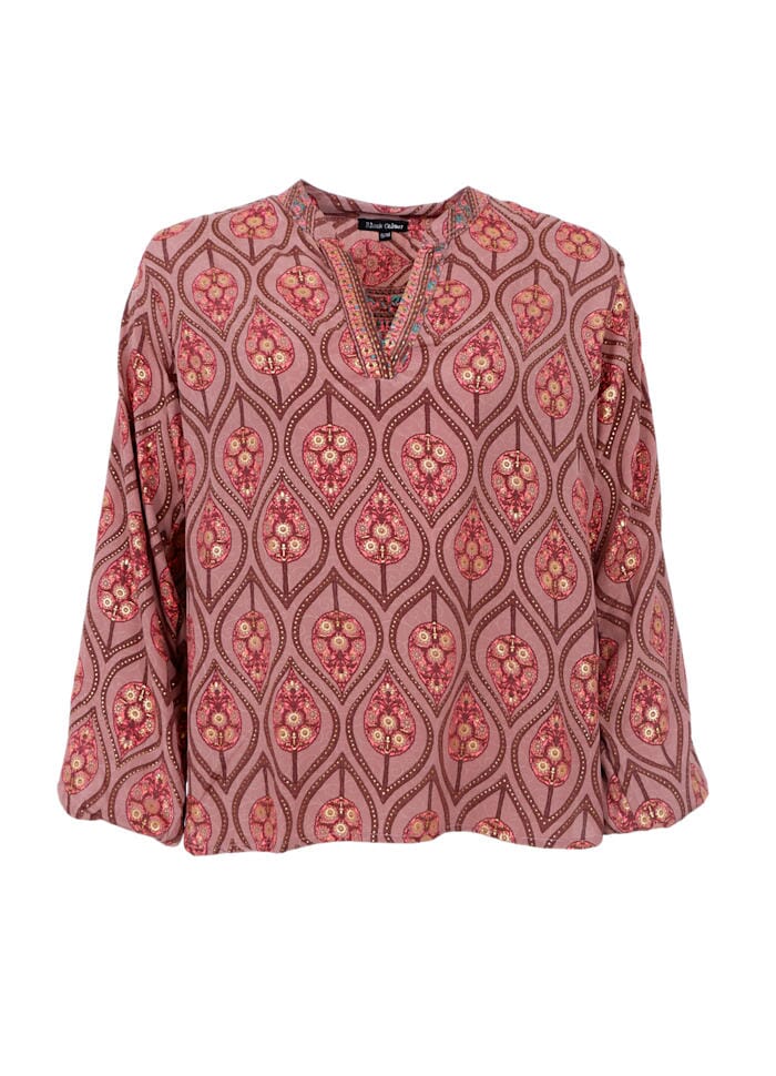 Black Colour - Bcluna Blouse 39208 - Powder Tulip Bluser 