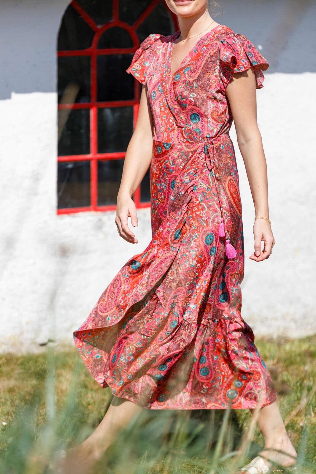 Black Colour - Bcluna Flared Wrap Dress 39151 - Scarlett Berry