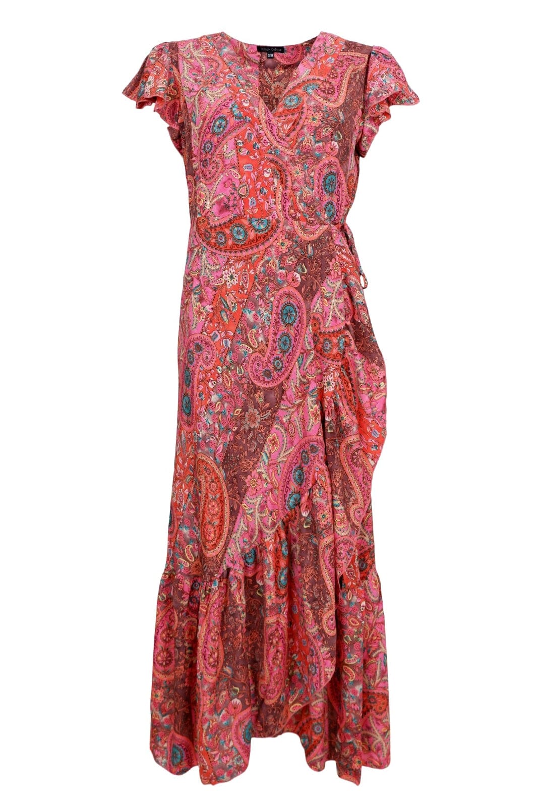 Black Colour - Bcluna Flared Wrap Dress 39151 - Scarlett Berry