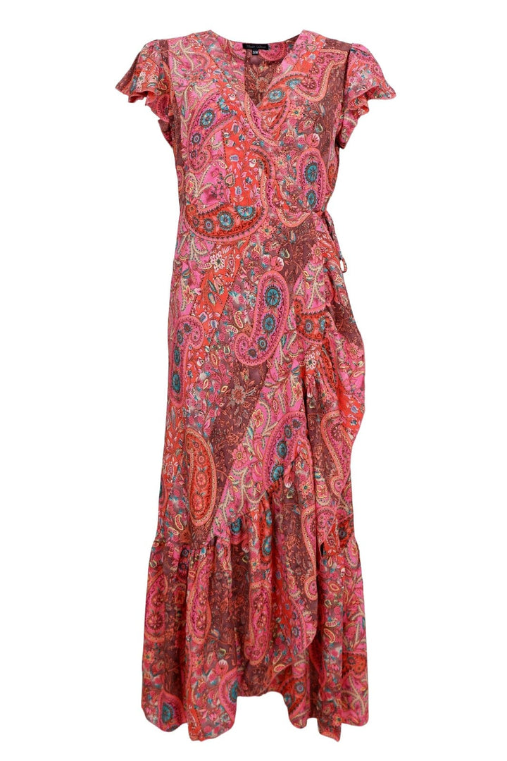 Black Colour - Bcluna Flared Wrap Dress 39151 - Scarlett Berry