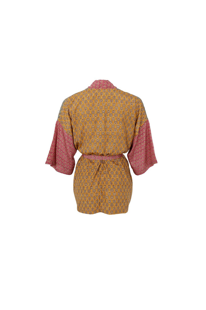 Black Colour - Bcluna Short Kimono 39149 - Vivid Passion