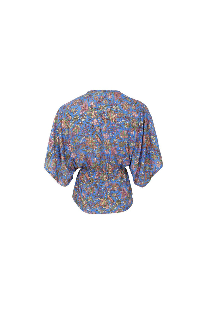 Black Colour - Bcluna V-Neck Blouse 39238 - Violet Blue