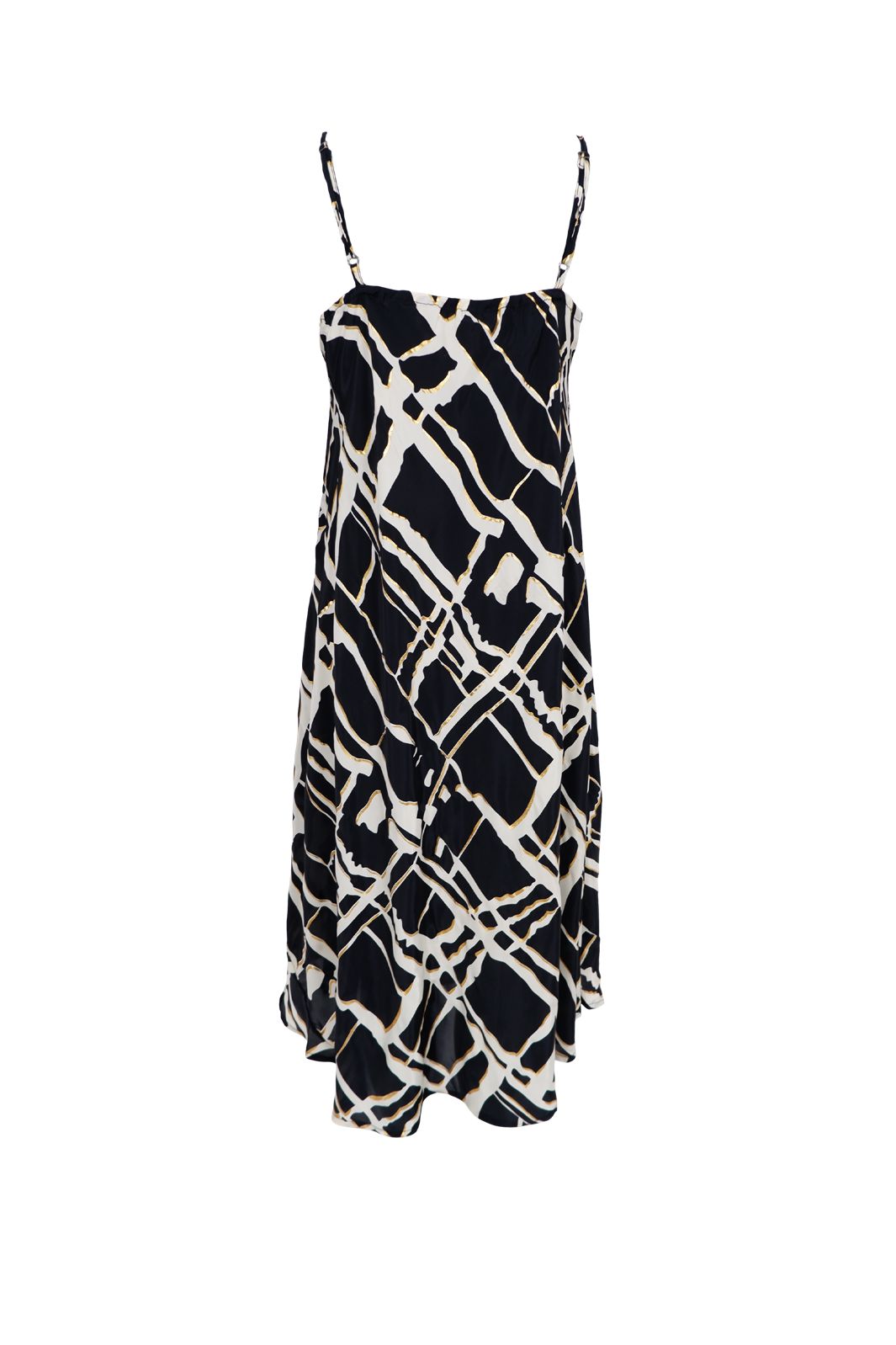 Black Colour - Bcluna Vea Strap Dress 39143 - Black Art