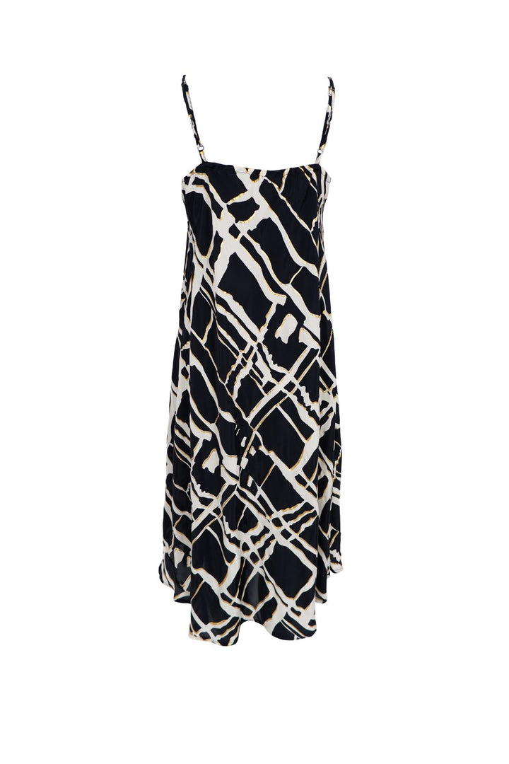 Black Colour - Bcluna Vea Strap Dress 39143 - Black Art