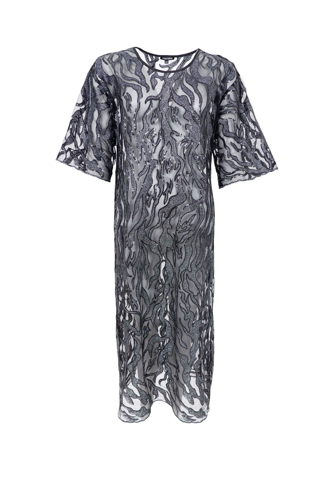 Black Colour - Bcmaggie Dress 40948 - Black Silver