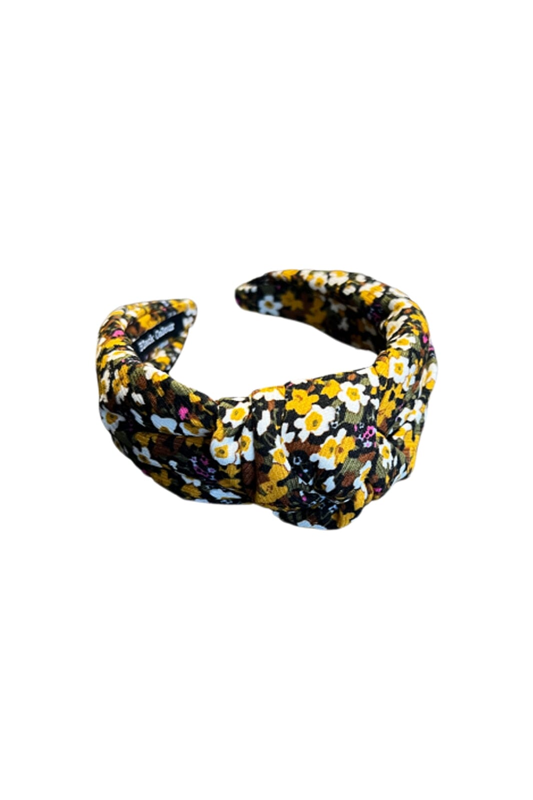 Black Colour - Bcmalia Flower Headband - Mustard Hårbøjler 