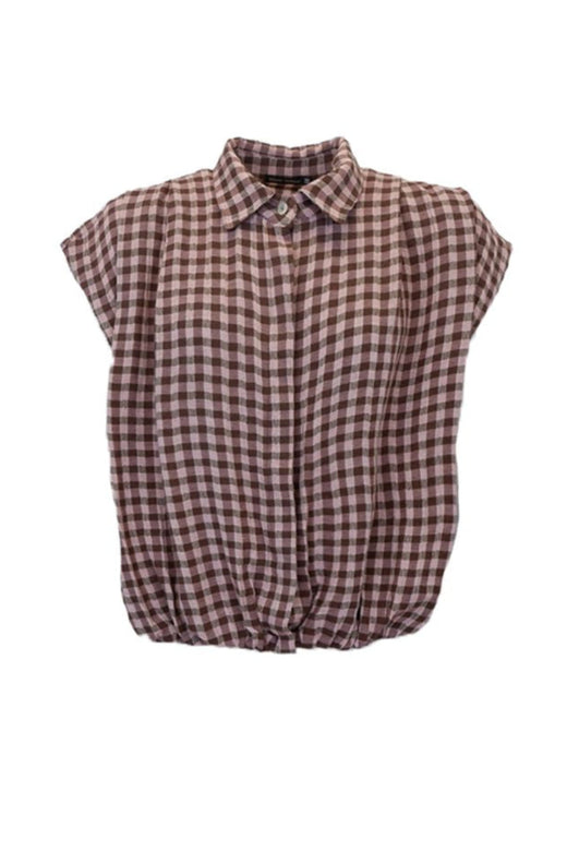 Black Colour - Bcmalle Bomber Blouse 41318 - Brown Check