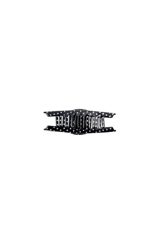 Black Colour - Bcmaze Hair Claw 6077 - Black Dot