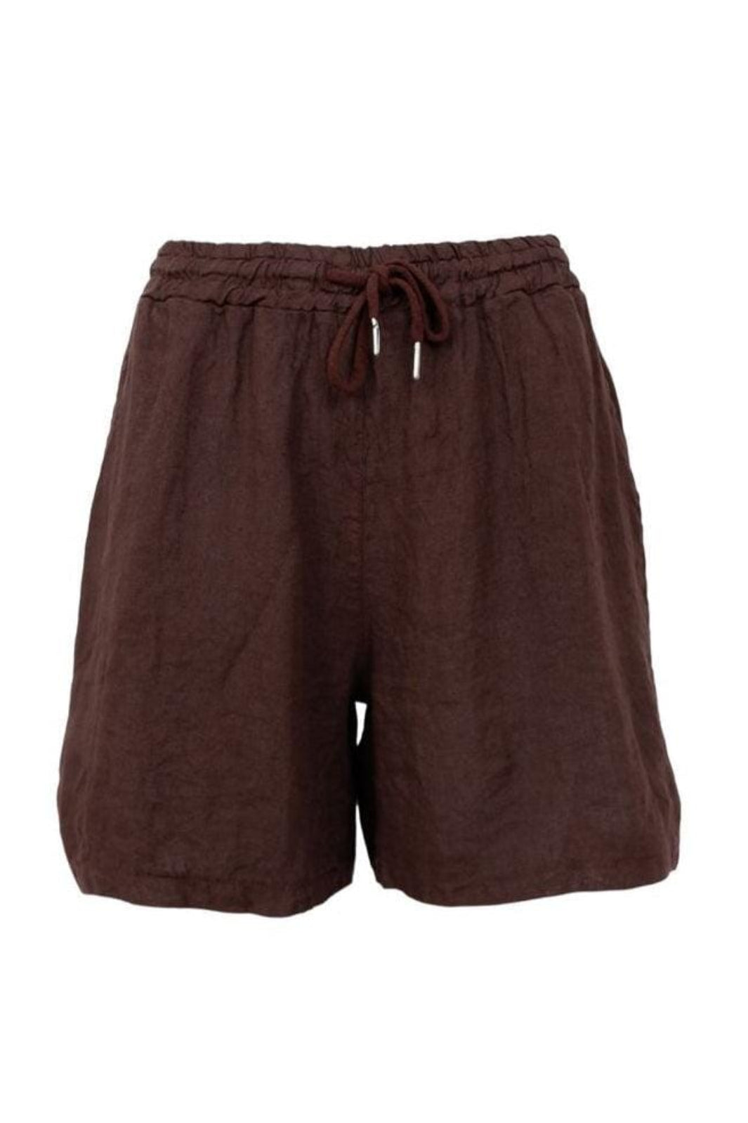 Black Colour - Bcmelina Linen Shorts 40575 - Coffee Shorts 