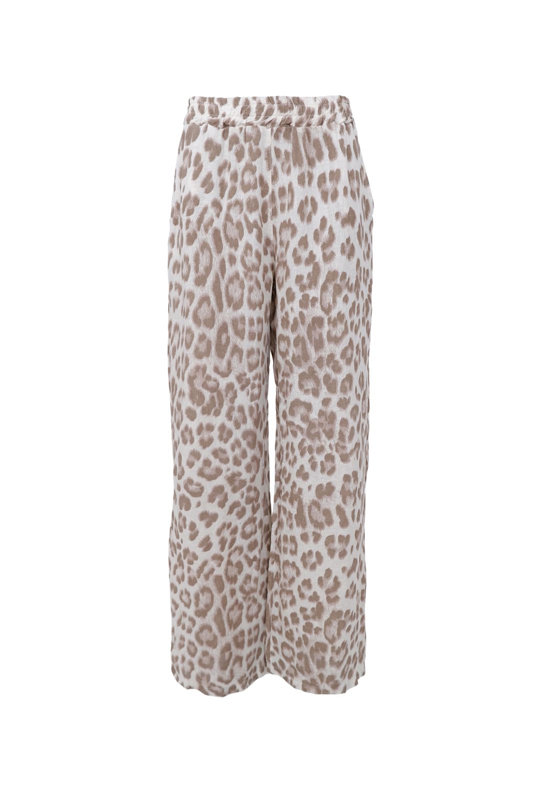 Black Colour - Bcmelina Wide Linen Pant 41114 - Nougat Leo