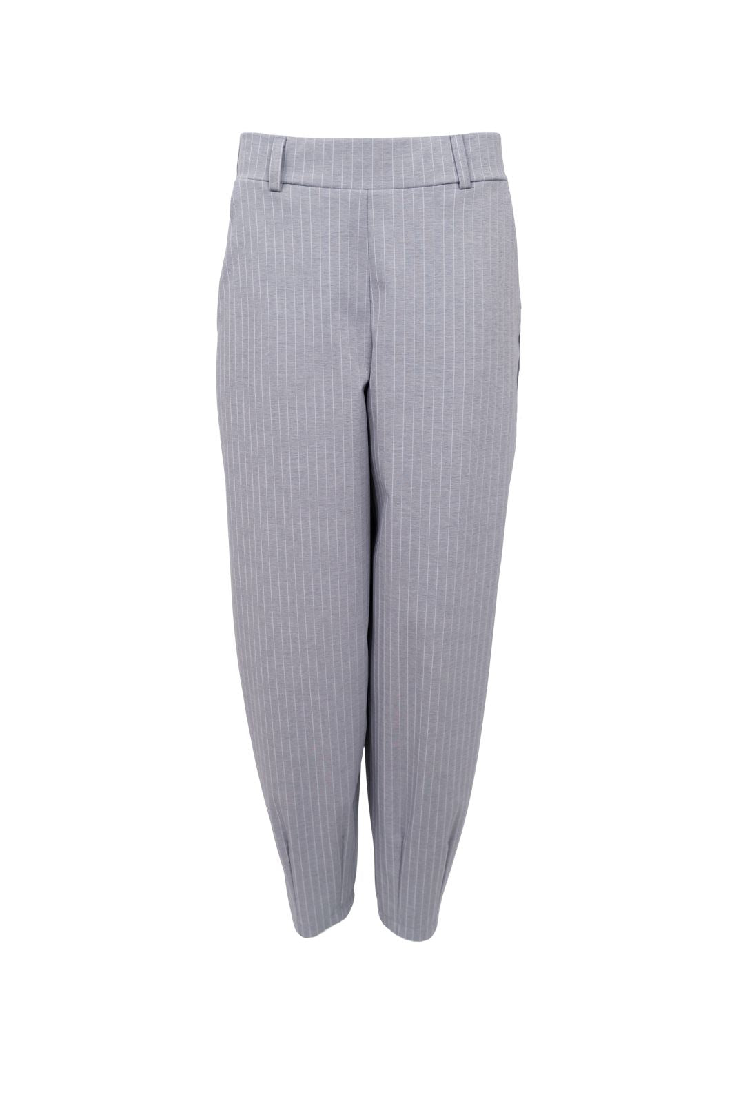 Black Colour - Bcmilano Barrel Pant 41109 - Grey Stripe