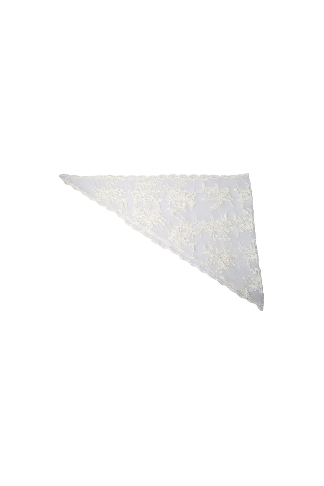 Black Colour - Bcmiriana Triangle Lace Scarf 3643 - Butter Yellow
