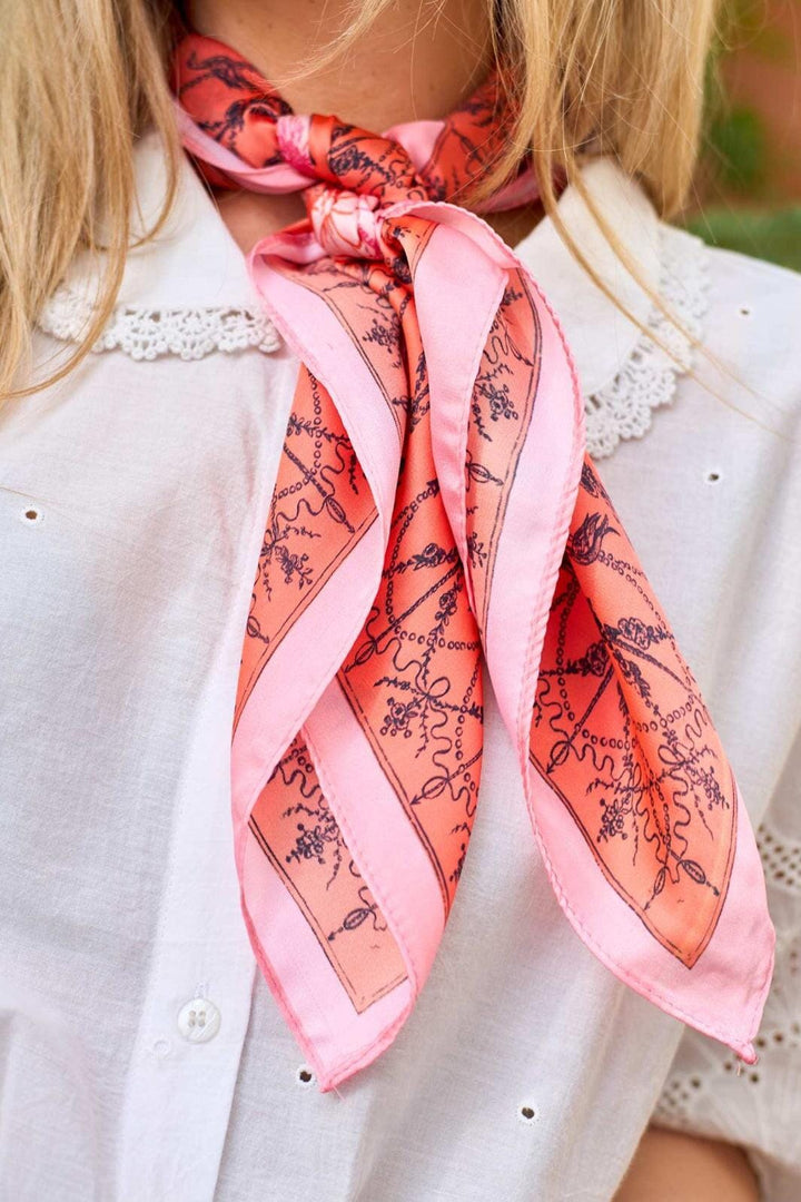 Black Colour - Bcnadja Mini Scarf 3683 - Orange Tørklæder 