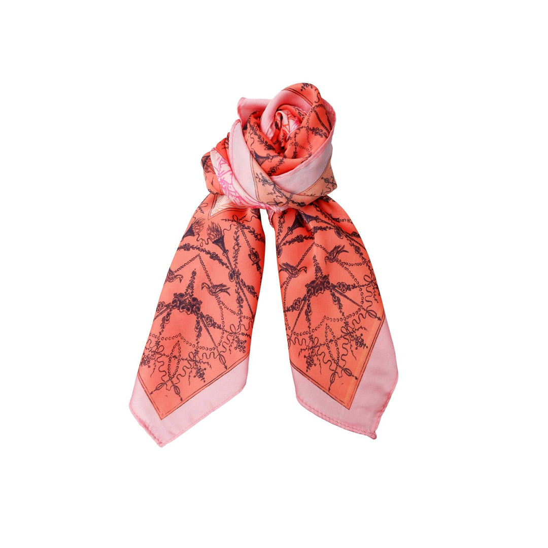 Black Colour - Bcnadja Mini Scarf 3683 - Orange Tørklæder 