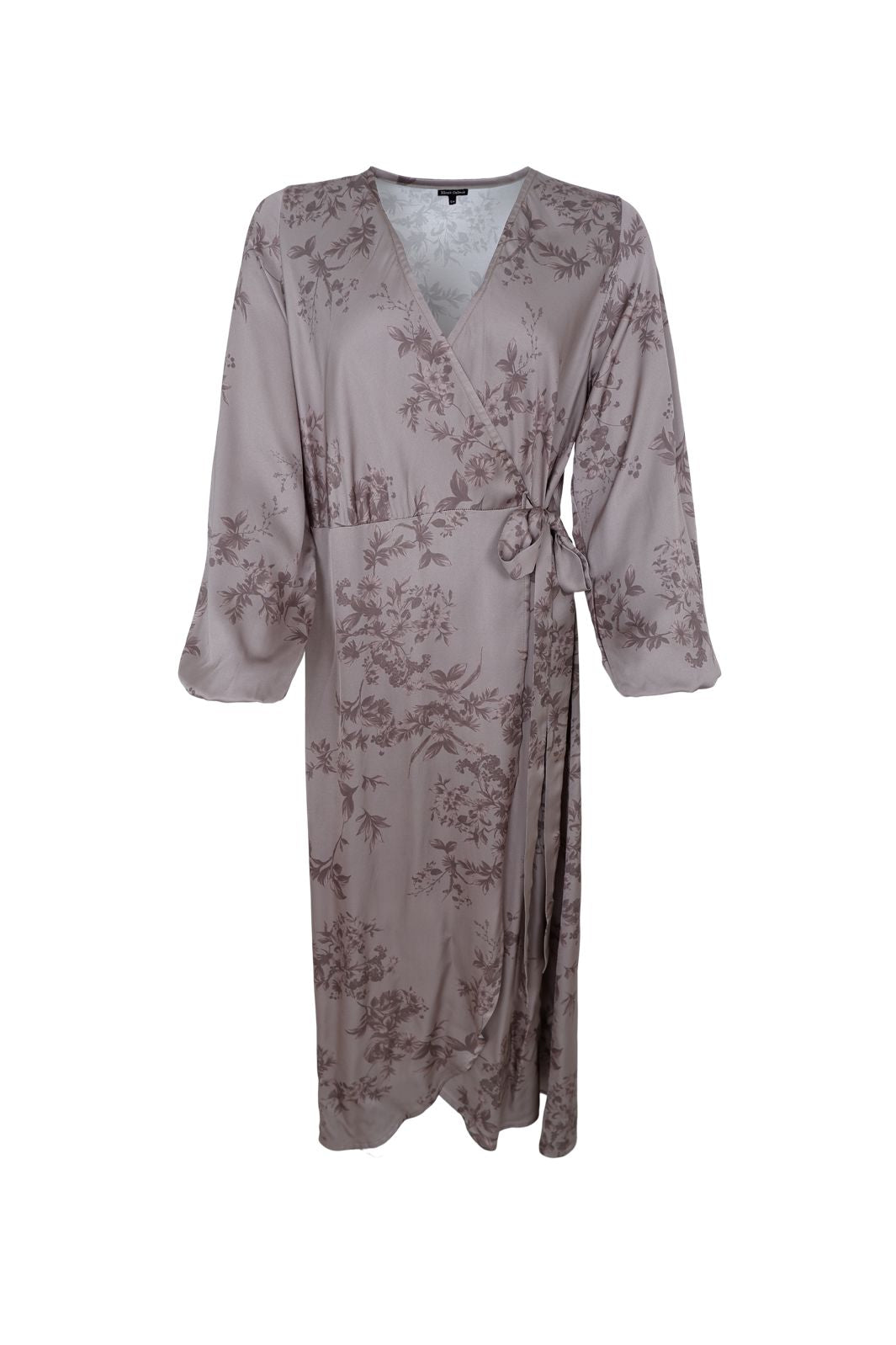 Black Colour - Bcnancy Ls Wrap Dress 41239 - Taupe
