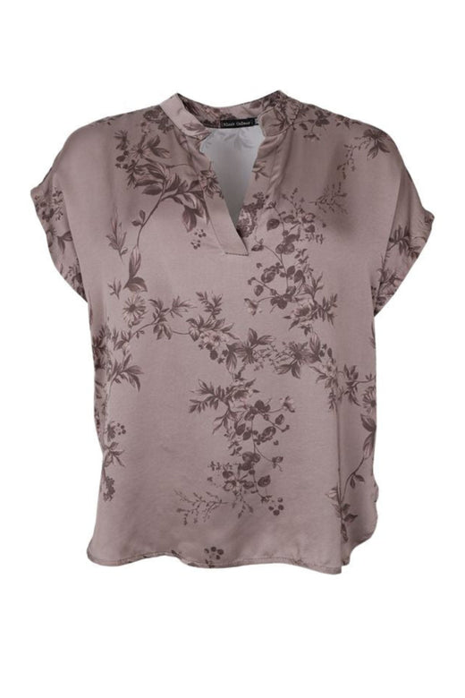 Black Colour - Bcnancy Ss Blouse 41240 - Taupe