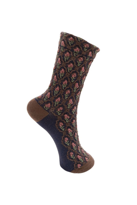 Black Colour - Bcnobel Sock 8568 - Navy