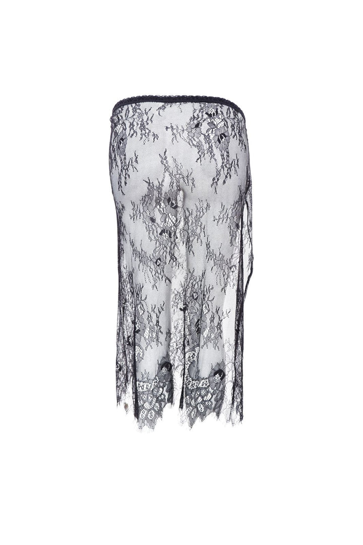 Black Colour - Bcorianna Lace Tie Skirt 208424 - Black