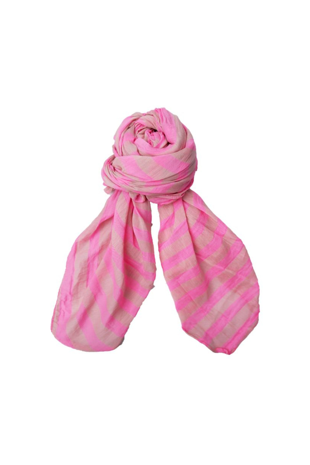 Black Colour - Bcpiccolo Scarf 208438 - Pink Lolly Stripe