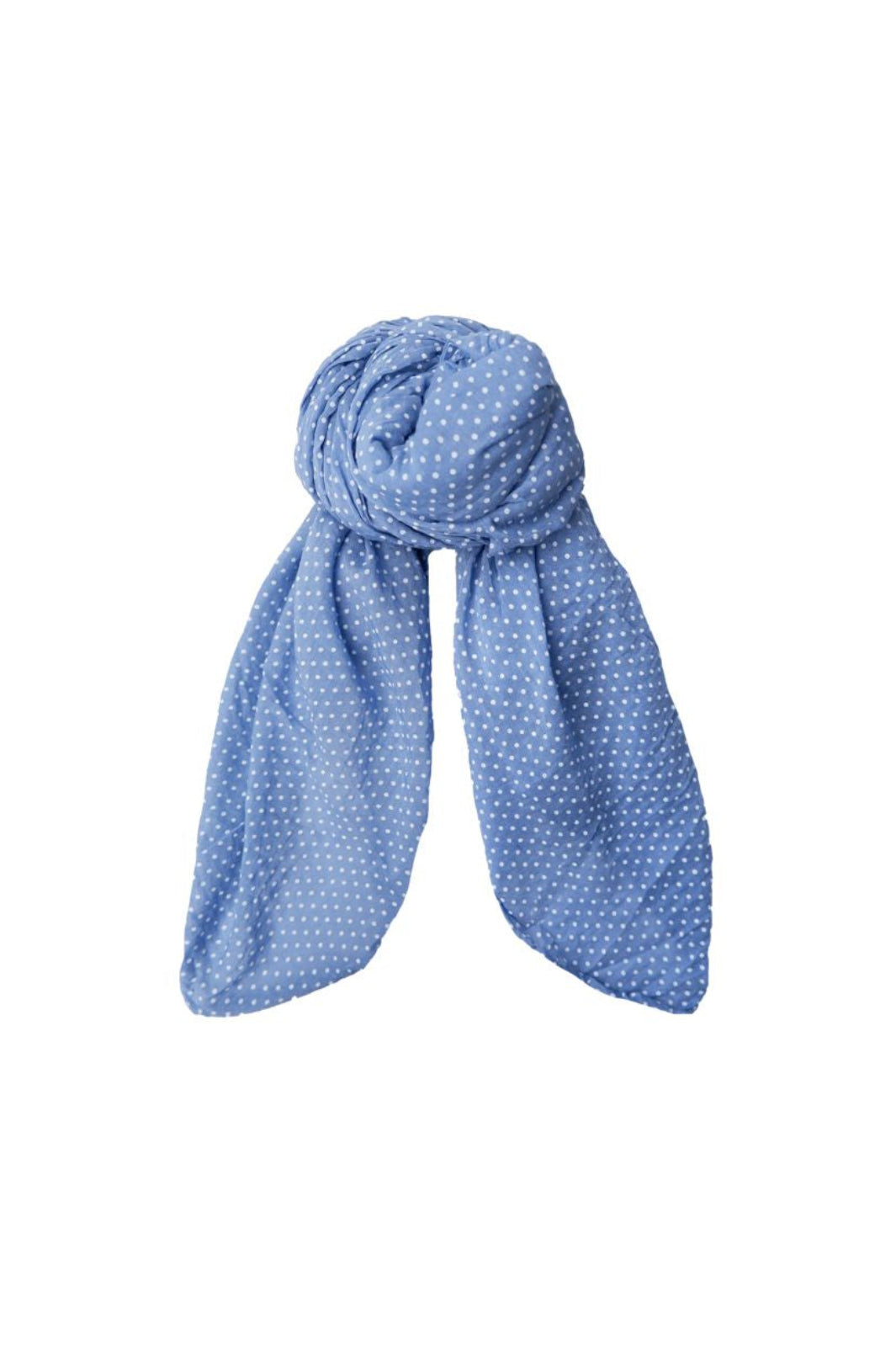 Black Colour - Bcpiccolo Scarf 208438 - Sky Blue Dot