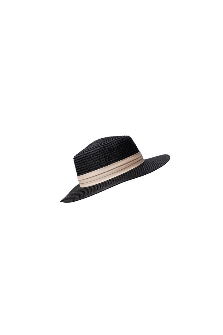 Black Colour - Bcpositano Straw Hat 8046 - Black