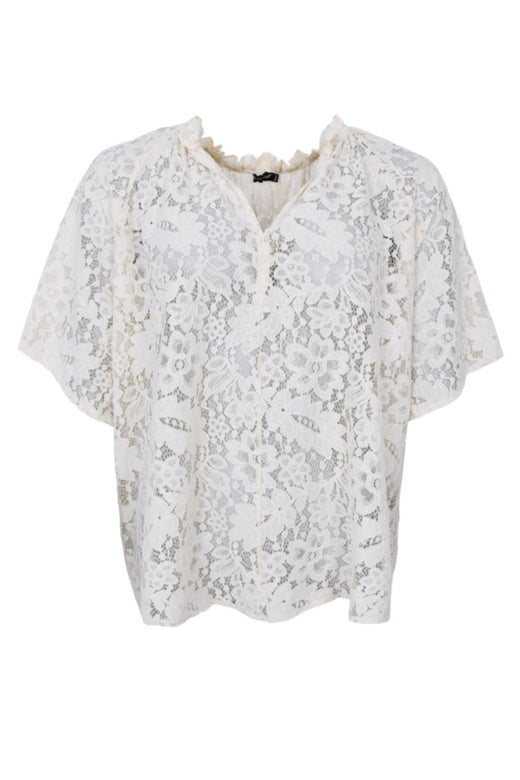 Black Colour - Bcsally Lace Blouse 41178 - Champagne