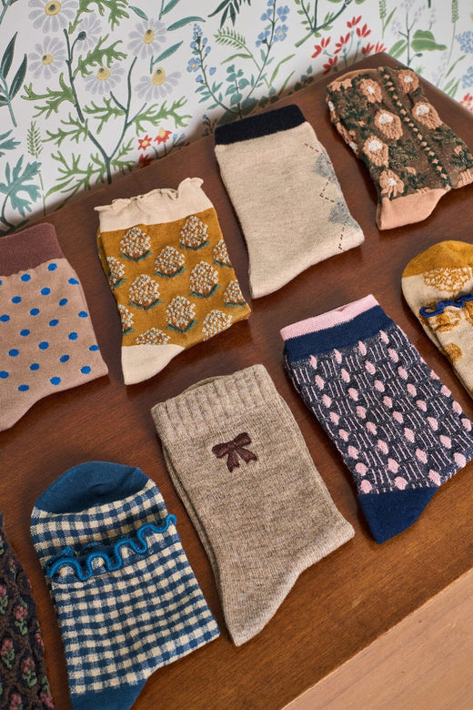 Black Colour - Bcsherry Sock 8555 - Camel