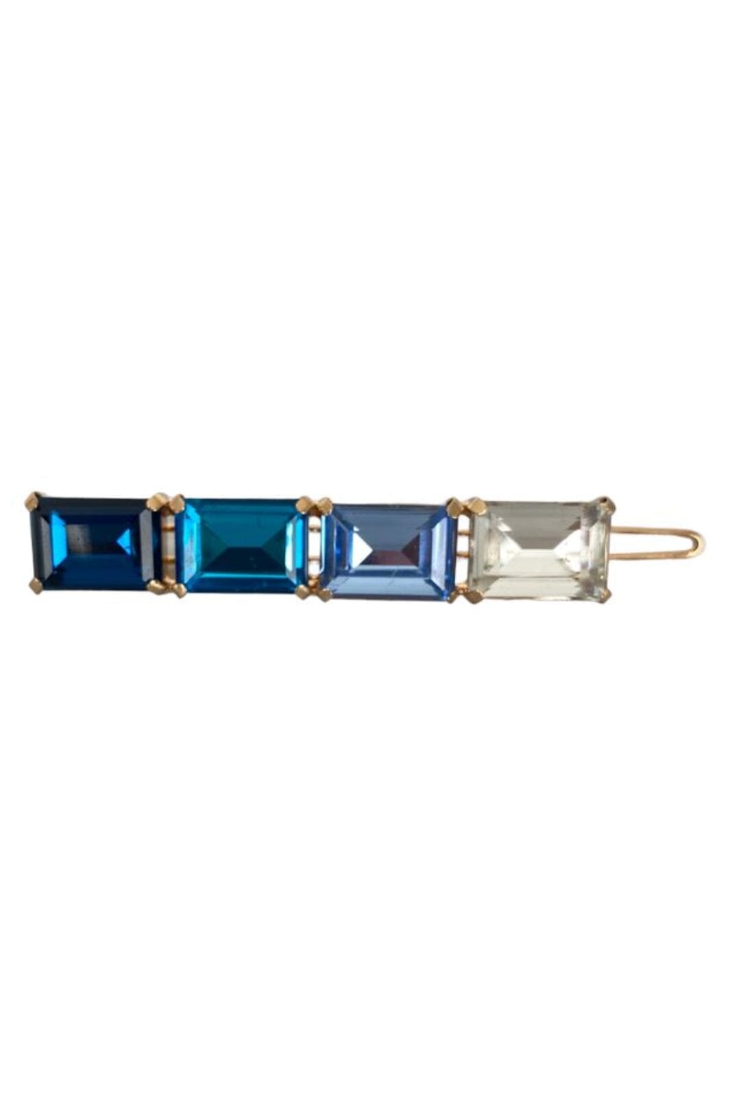 Black Colour - Bcsuri Square Hair Pin - Multi Blue Accessories 