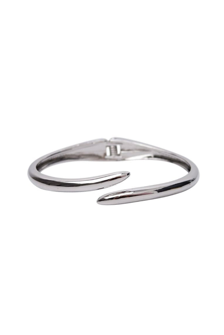 Black Colour - Bctrinny Slim Bangle 4522 - Silver Coloured