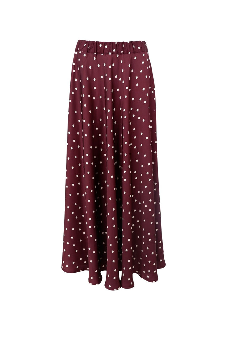Black Colour - Valery Skirt 40975 - Plum