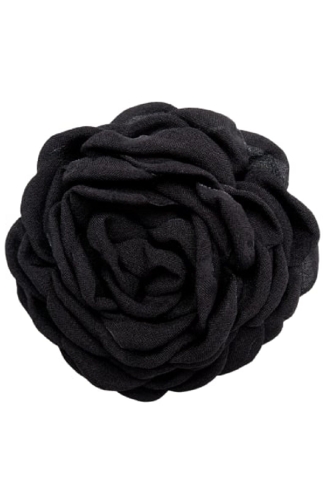 Black Colour - Bcvilla Mega Flower Brooch - Black Hårspænder 