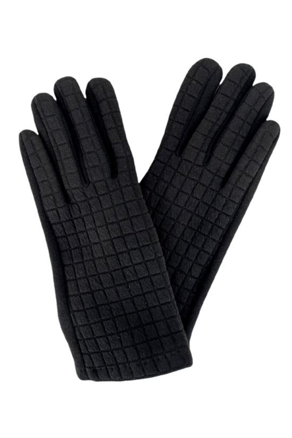 Black Colour - Bcwaffle Gloves - Black Handsker & vanter 