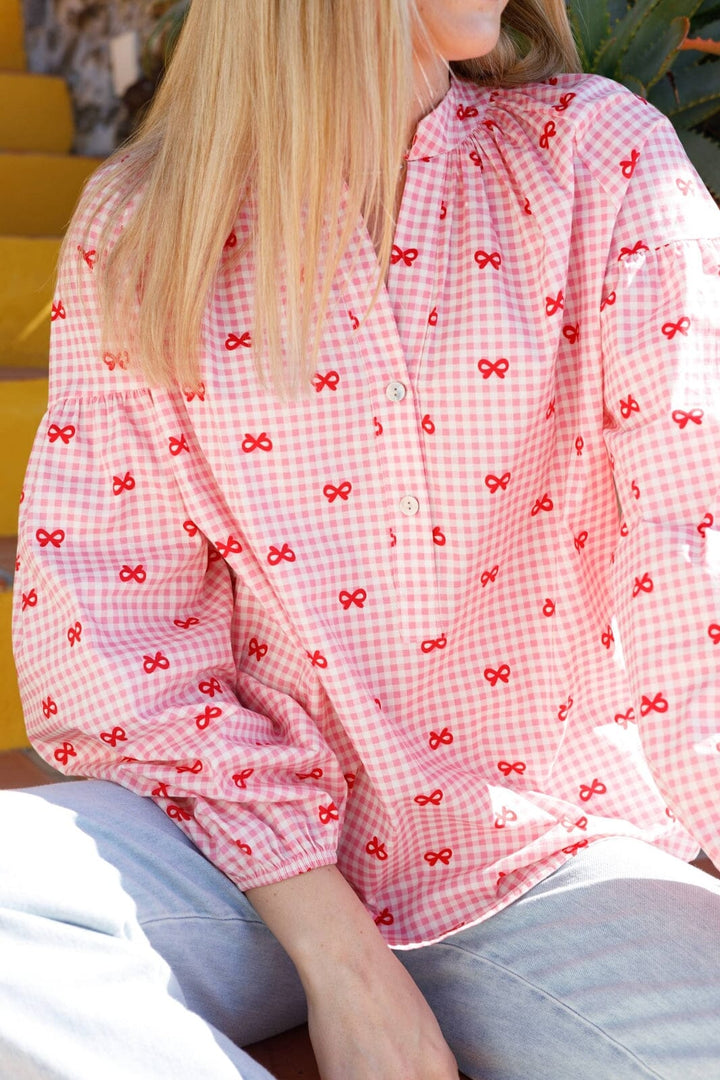 Black Colour - Bcwitty Shirt Blouse 40899 - Pink Bow