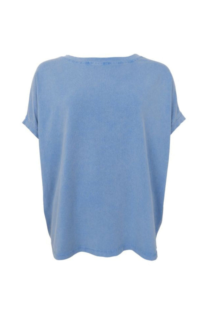 Black Colour - Bczelda Vintage Tee 41116 - Shirts - Lt. Blue