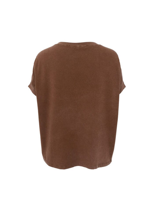 Black Colour - Bczelda Vintage Tee 41116 - Shirts - Mocca T-shirts 