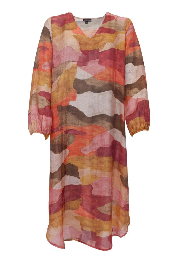 Black Colour - Bczella Sheer Dress 41297 - Burnt Wine